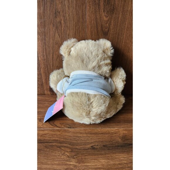 Vintage William Tung 1993 Edward Easter Wooden Bear Holiday Decor - Picture 6 of 10